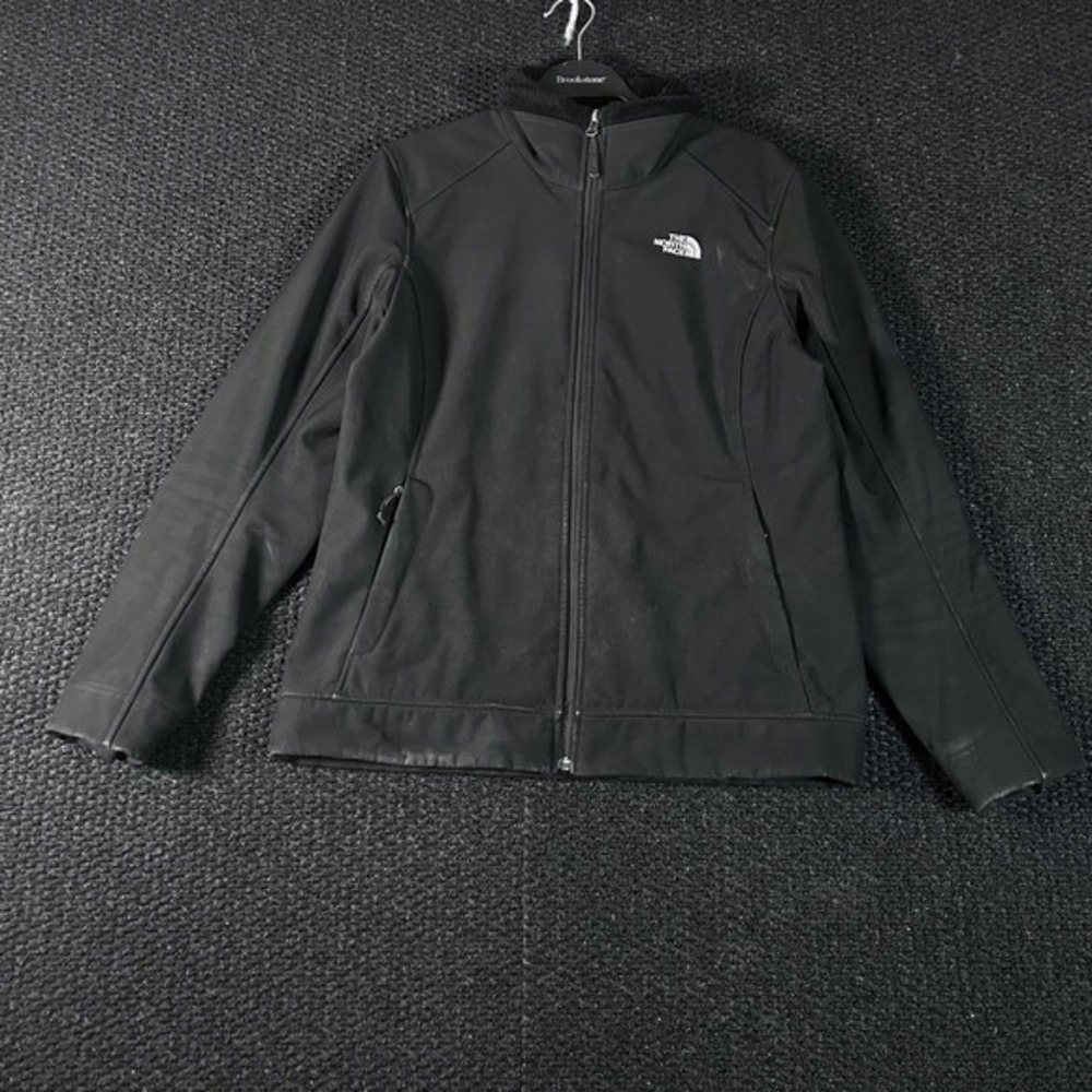The North Face Apex Bionic‎ Softshell Jacket Womens Medium Black Fleece Lined